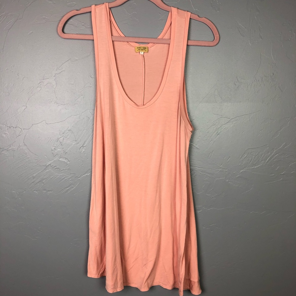 🐢Piko1988 low neck tank tunic size S